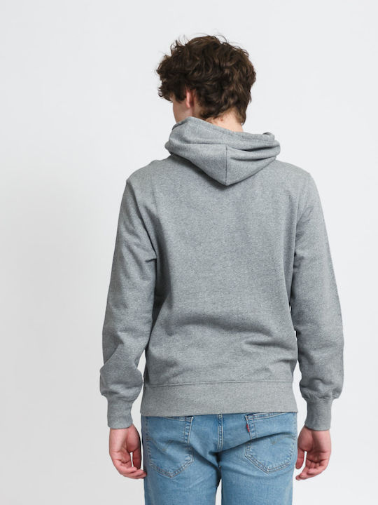 Champion Men's Sweatshirt with Hood and Pockets Gray