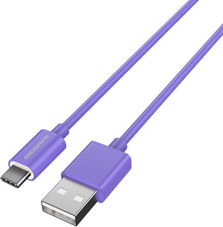 Riversong Lotus 08 USB 2.0 Cable USB-C male - USB-A male Purple 1.2m (CT71PU)