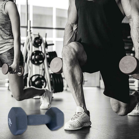 Umbro 26963 Hexagon Dumbbell Made of Neoprene 1 x 3kg