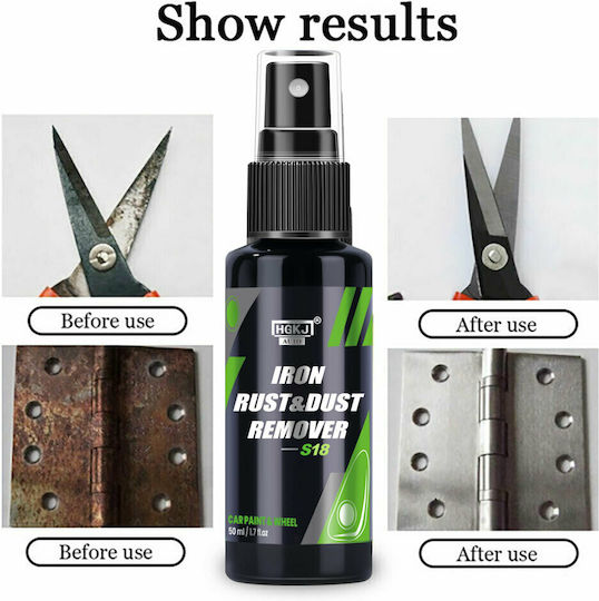 HGKJ Iron Rust & Dust Remover S18 Σπρέι Καθαρισμού για Ζάντες Αυτοκινήτου 100ml