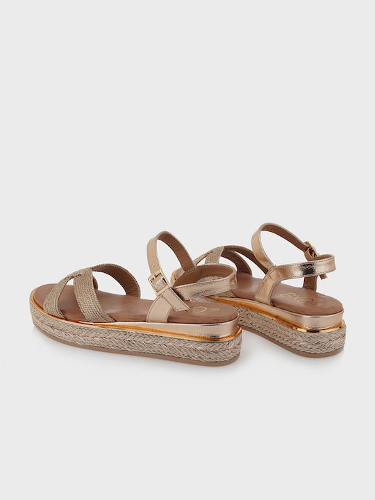 Summer Women's Platforms Rose Gold