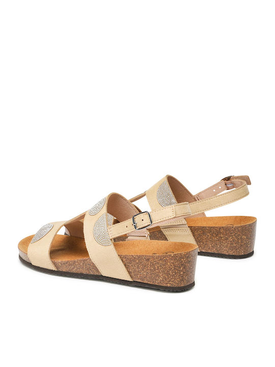 Dubai Anatomische Damenplattformen Beige