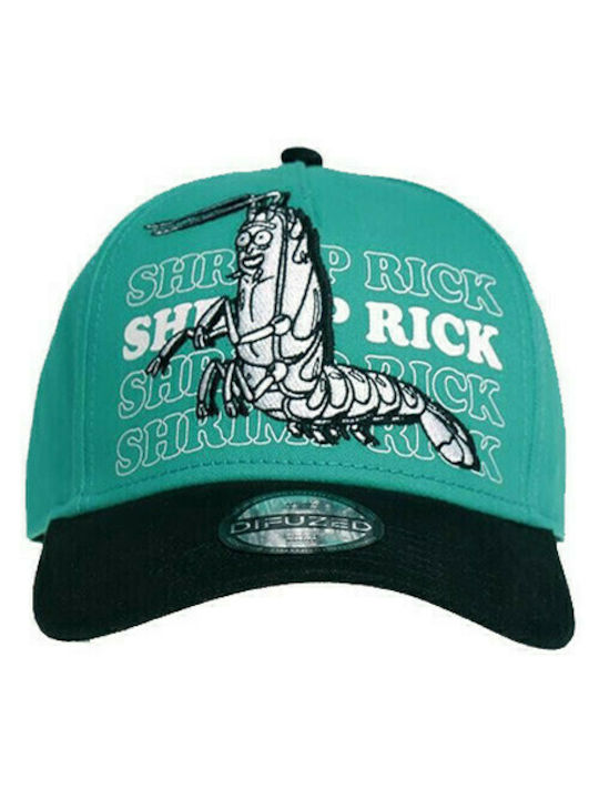 Difuzed Rick Morty Shrimp Jockey Green