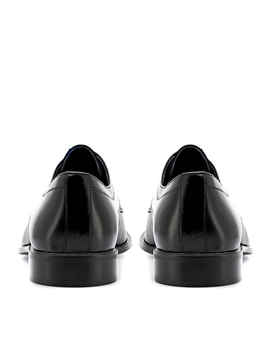 192 Leder Herrenschuhe Schwarz