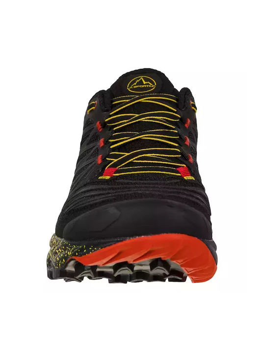 Akasha II Ανδρικά Αθλητικά Παπούτσια Trail Running Μαύρα