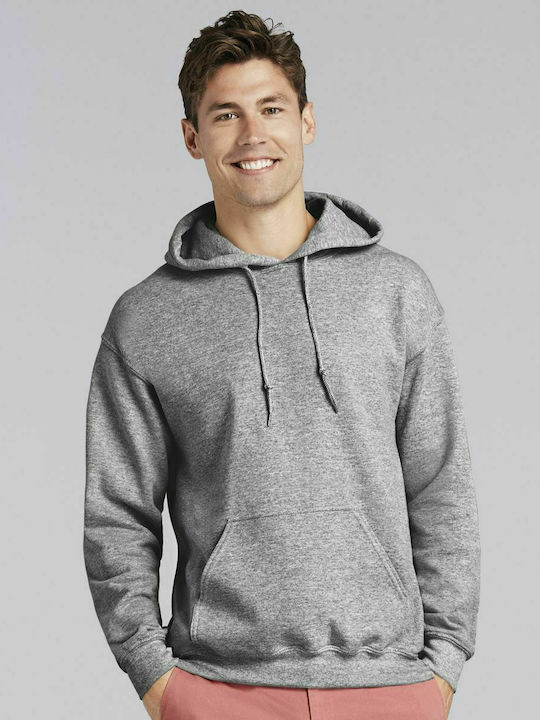 Gildan Heavy Blend Men's Long Sleeve Promotional Sweatshirt Graphite Heather