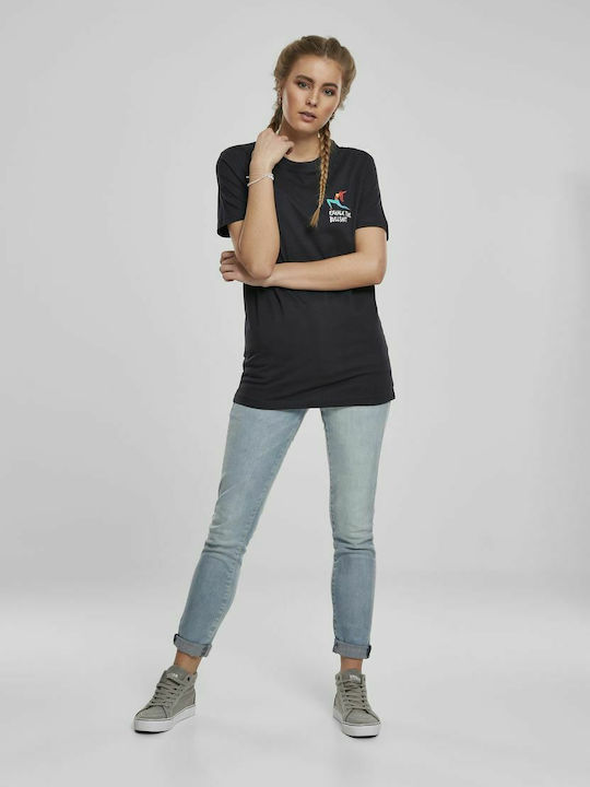 Exhale Γυναικείο Oversized T-shirt Navy Μπλε