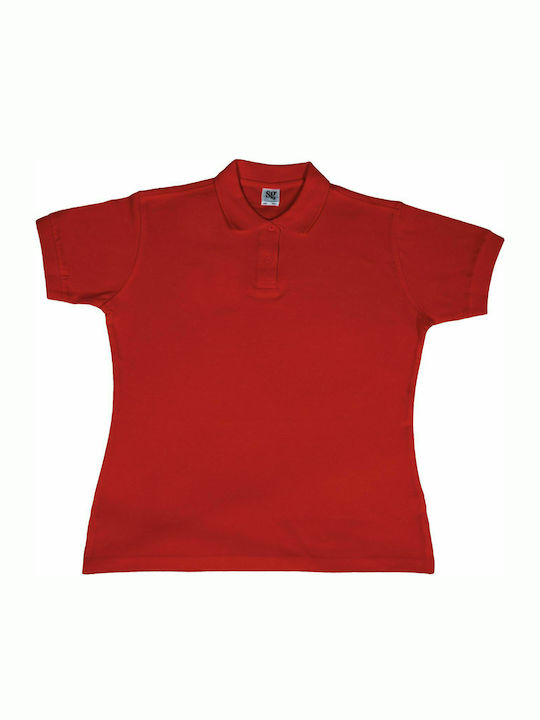 SG SG50F Women's Short Sleeve Promotional Blouse Red