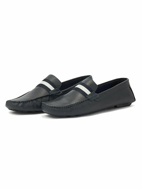 Men's Leather Moccasins Blue GL2301-M05