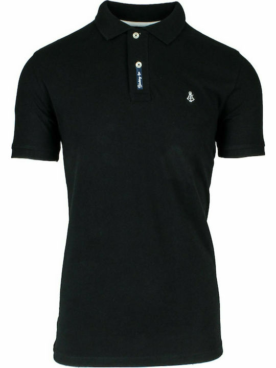 Polo Bluza Cu Mânecă Scurtă Neagră