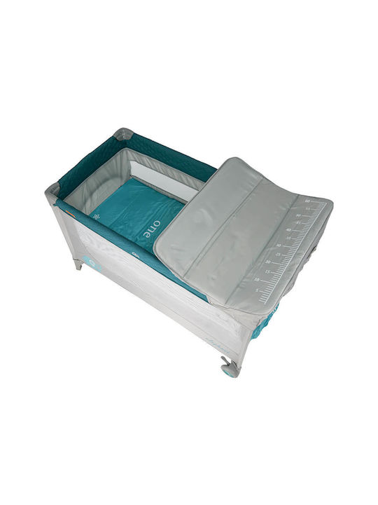 Bebe Stars Comfort Elephant Laufstall 2 Ebenen mit Wickeltisch & Matratze Gray 125x65cm