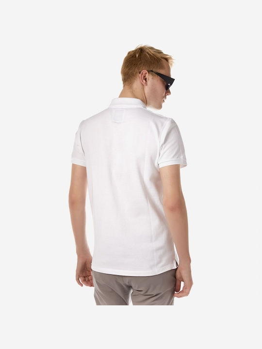 Brokers Jeans Men's Short Sleeve Blouse Polo White