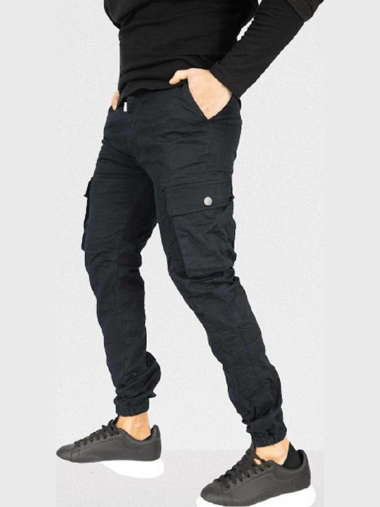 Παντελόνι Cargo σε Slim Εφαρμογή Navy Μπλε