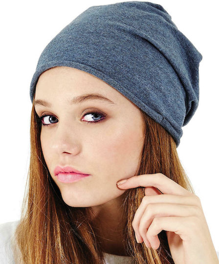 B361 Γυναικείος Beanie Σκούφος Denim Blue