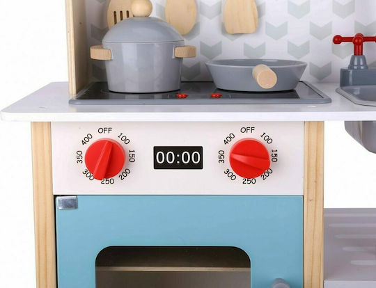 Tooky Toys Παιδική Κουζίνα από Ξύλο 10τμχ