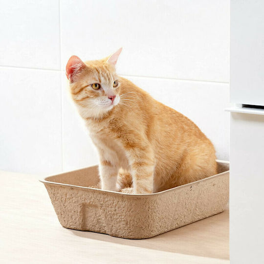 Navaris Katzenbecken Braun L40.5 x B30cm