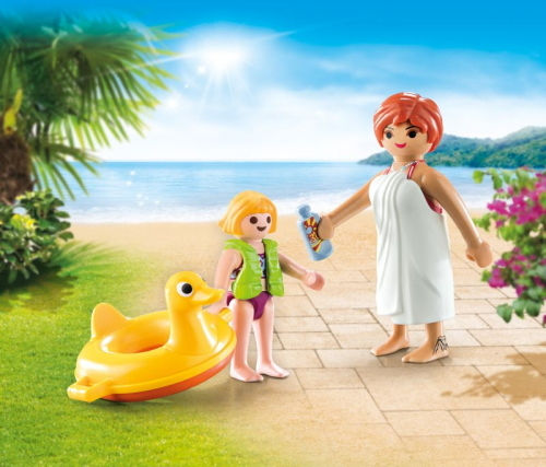 Playmobil Двойна опаковка Waterpark Bathers за 4-10 години