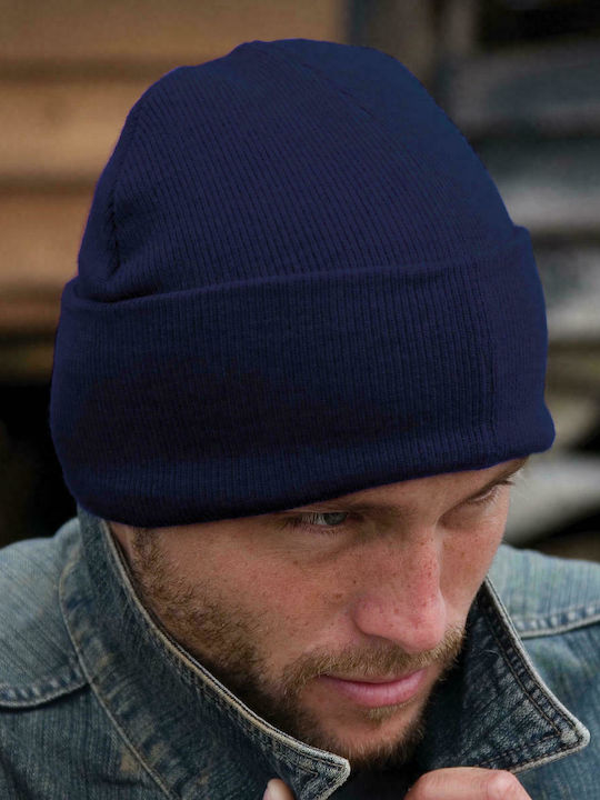 Result Knitted Beanie Cap Royal Blue