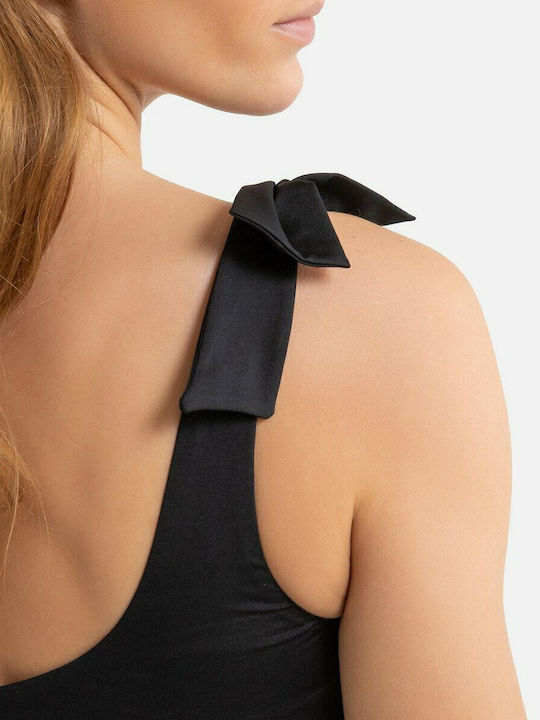 Bikini One Shoulder Black