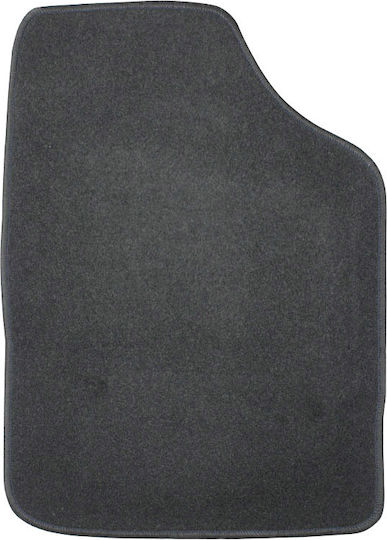 Auto Gs Set of Front and Rear Mats Universal 5pcs from Carpet Gray