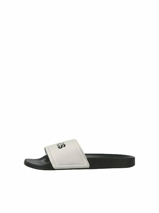 Men's Slides Black / White
