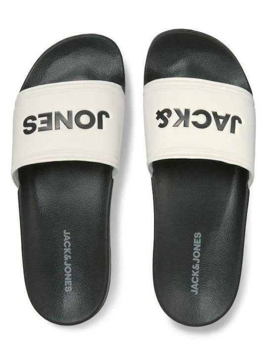 Men's Slides Black / White