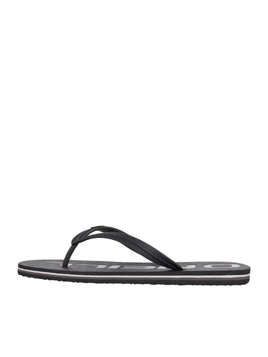 FM Profile Logo Herren Flip Flops Schwarze