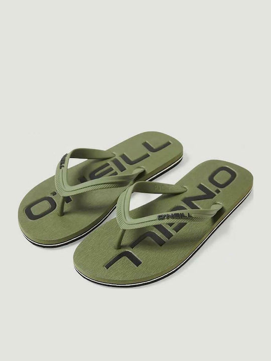 Herren Flip Flops Khaki