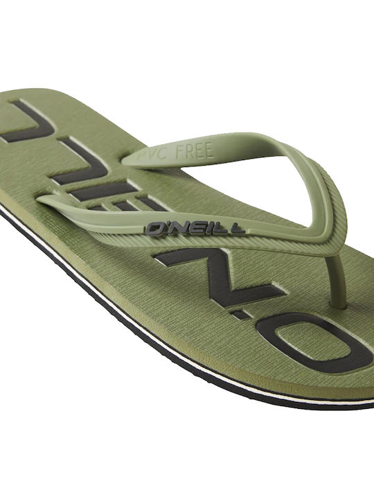 Herren Flip Flops Khaki
