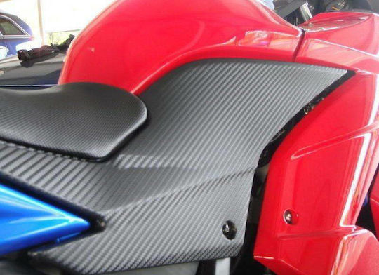 3M Protectoare Autocolante Auto Carbon 61 x 50cm în Culoarea Negru 1buc