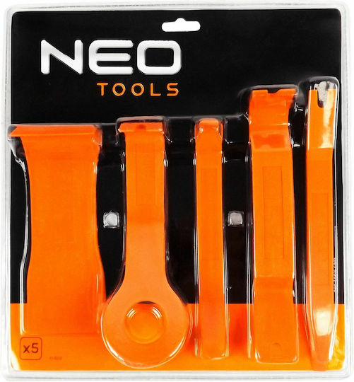 NEO NEO Car Hand Tools Upholstery-Radio Removal Tool Set 5 Pieces