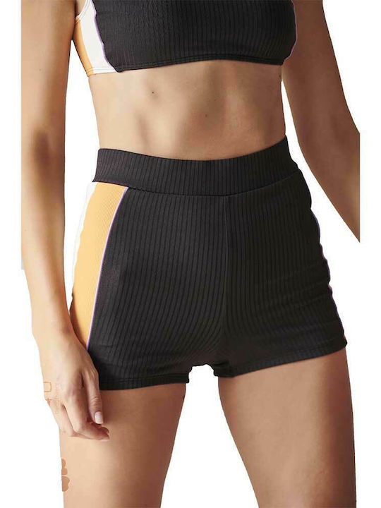 Bikini Shorts High Waist Black