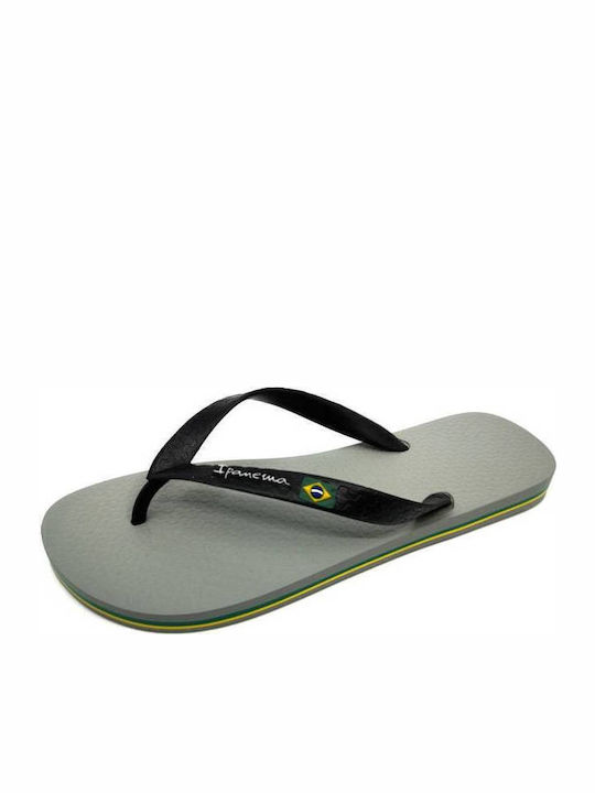 Classic Brazil II Men's Flip Flops Gray