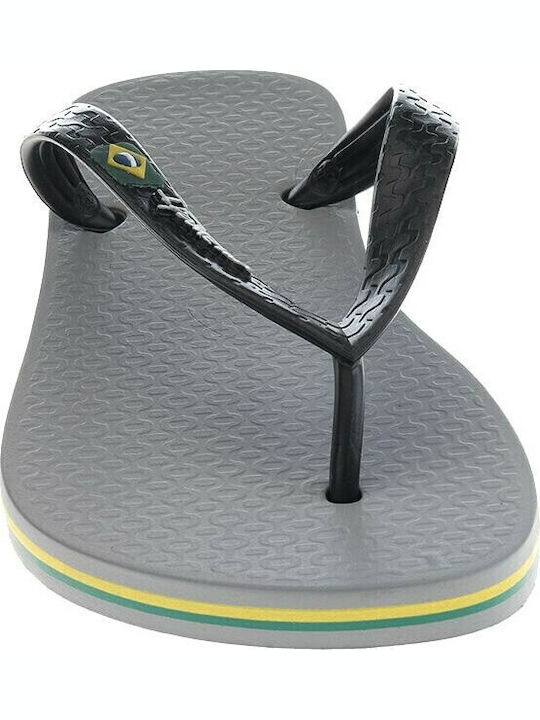 Classic Brazil II Men's Flip Flops Gray