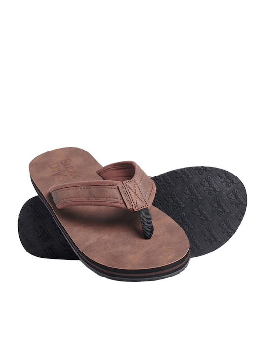Slapi Bărbați Flip Flops Anatomici Maro