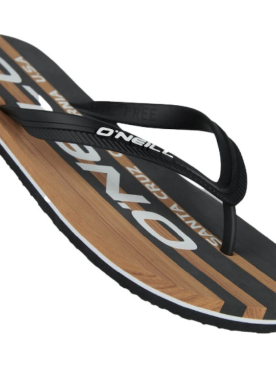 Profile Cali Ανδρικά Flip Flops Μαύρα