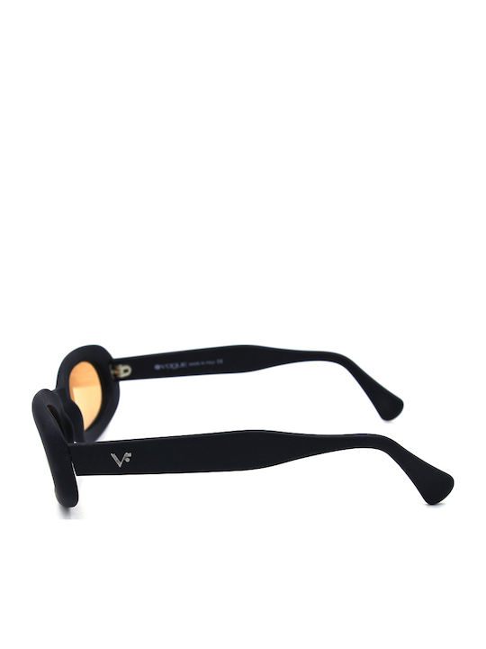 Vogue Women's Sunglasses with Black Plastic Frame and Orange Lens VO2183S W44S7