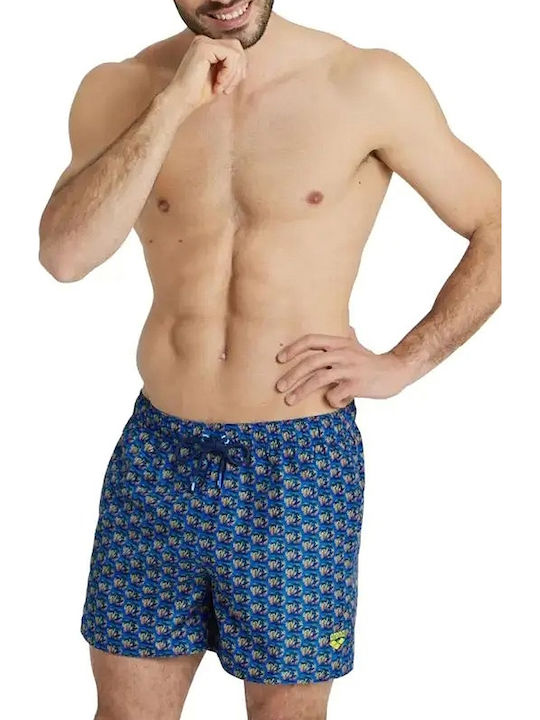 Arena Men's Swimwear Shorts Blue Floral