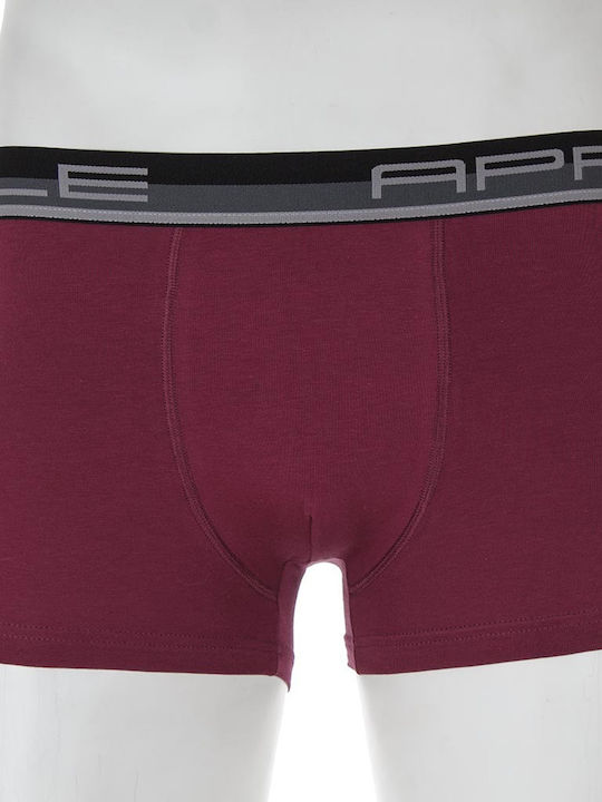 Men's Boxer Bordeaux / Grey
