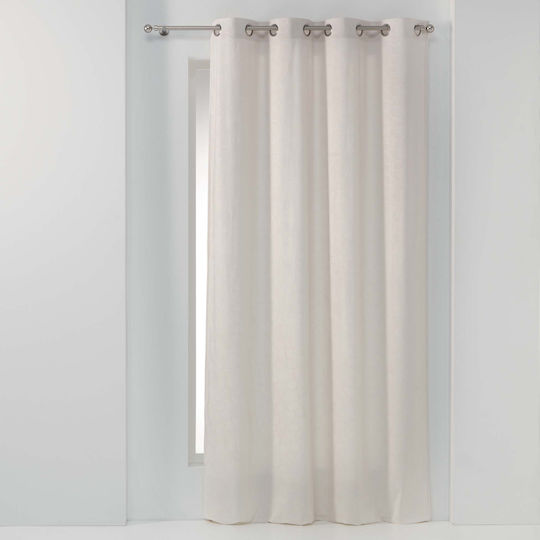 L-C Adrina with Grommets Natural 140x280cm L-C Adrina with Grommets Natural 140x280cm