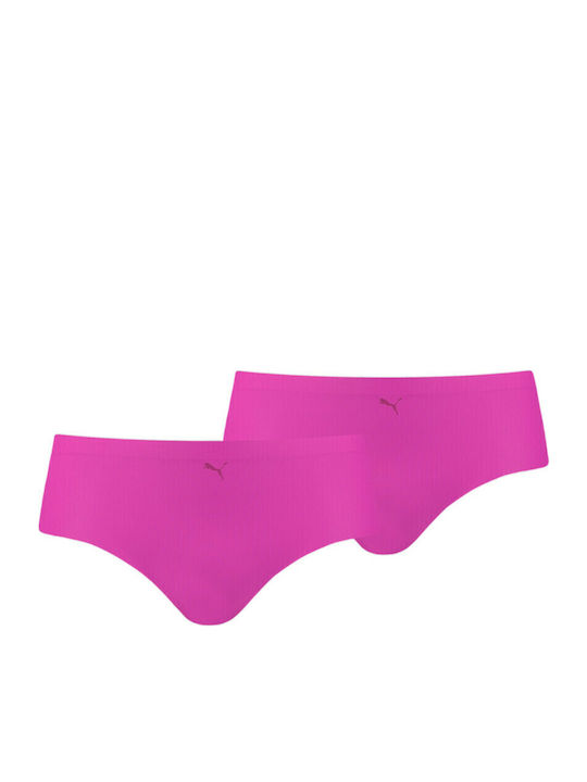 Γυναικεία Slip 2Pack χωρίς Ραφές Φούξια