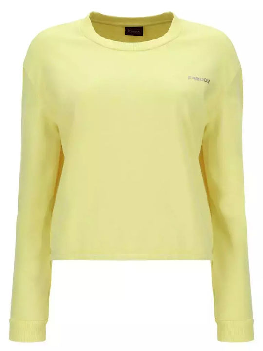 Freddy Women's Fleece Sweatshirt Yellow