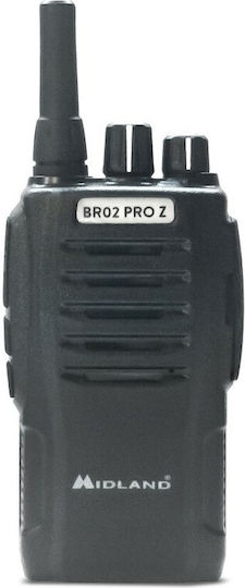Midland BR02 Pro Z Walkie Talkie χωρίς Οθόνη Σετ 2τμχ