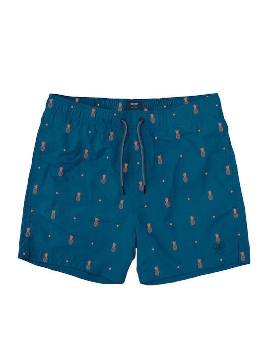Men's Swimwear Shorts Petrol with Patterns