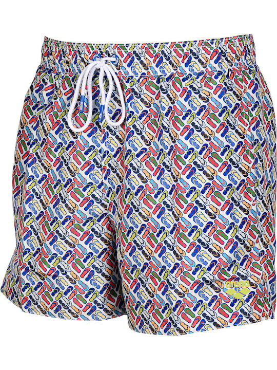 Herren Badebekleidung Shorts Mehrfarbig Blumen