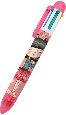 Must 584628 Pen Ballpoint with Multicolour Ink 000584628 My Cute Girl (Μiscellaneous Designs/Colors)