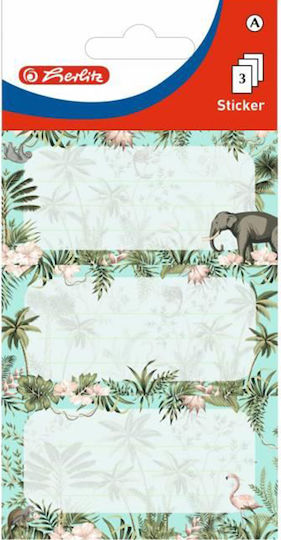 Herlitz Notebook Labels Jungle 9pcs