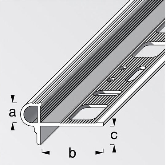 Alfer Aluminium Profile Aluminum for Tiles 100cm