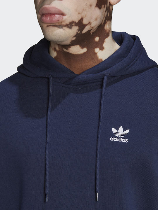 Adicolor Essentials Trefoil Sweatshirt With Hood Navy Blue