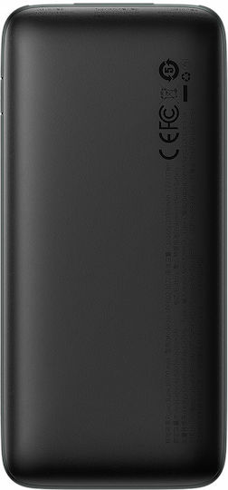 Baseus Bipow Pro Power Bank 10000mAh 22.5W с 2 USB-A порта и USB-C порт Черен
